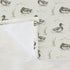 Selgkds 30x40inch Hunting Ducks Baby Blankets for Girls Boys Vintage Mallard Duck Leaves Pond Swaddle Receiving Blanket