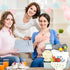 JWEX Baby Shower Gifts - Baby Gift Basket Baby Wrist Rattle Socks Portable Diaper Changing Pad Baby Essentials - Gender