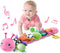 LIGHTDESIRE Baby Toys Musical Caterpillar,Infant Toys Stuffed Animals with Ruler Design,Mirror,Pull String&Ring