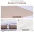 (50" 50") Tummy 1.5" Baby Play Mat for Floor x Waterproof Vegan Leather - Easy to Clean w Removable Cover - Mat