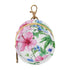 YETTASBIN Hibiscus Flowers Portable Pacifier Holder Case with Metal Hook Buckle & Zipper