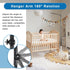 Quynhni 56-78", 180, Baby Crib Mobile Arm, Mobile Hanger for Crib, Adjustable Height Top Can Rotate Suitable for Baby