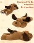 Plush,31 inches MaoGoLan Giant Dog Large Stuffed Animal Dog,Chocolate Brown Fluffy and Cuddly Stuffed Puppy Stuffed