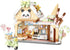MEIEST Set,Mini Panda Ice Cream Shop Building Blocks City Shop Street View Particle Construction Building Bricks