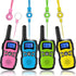 Wishouse Walkie Talkies for Kids - 4 Pack Family Radio Long Range, Outdoor Fun Toys for 4-8 Year Olds (No Battery