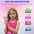 Chew Necklaces for Sensory Kids, 6 Pack Fox and Dinosaur Silicone Chewy Necklace for Boys and Girls with Autism, ADHD, SPD, Sensory Chewing Toys for Autistic Children Reduce Anxiety Fidgeting