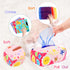 Baby Toys 6 to 12 Months - Baby Tissue Box Toys - Montessori Toys for 1 Year Old, Soft Stuffed High Contrast Crinkle Infant Sensory Toys, Boys&Girls Toddler Early Learning Toys Baby Gifts