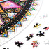Bgraamiens Puzzle - Geometric Colorful Mandala - 1000 Pieces Creative Round Blue Board Jigsaw
