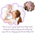 Soft Pink Elephant Teether Toy for Babies, 3-6/6-12 Months, Silicone Teething Toy Gift for Girls, Gum Massager