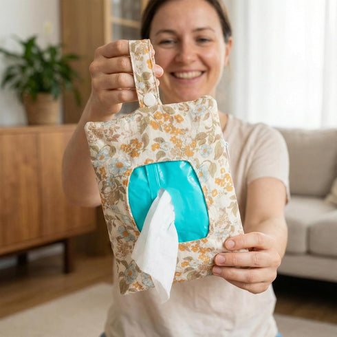 CZFSWT Diaper and Wipes Pouch, Wipe and Diaper Pouchs, Reusable Wipes Pouch Suitable for Parks, Restaurants and Various