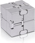 Fidget Cube New Version - Metal Infinity Cube Prime for Stress Relief, Durable Sensory Gifts for Adults and Kids