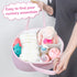 ABenkle Baby Diaper Caddy - Nursery Storage Bin and Car Organizer for Diapers and Wipes