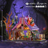 Set Set 1200 14 Magic House for Witches and Witches Building with Lights, Over Halloween Haunted House Building Blocks