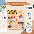 1-3 v4) Sumsoltic Busy Board,Montessori Toys for Year Old Boys & Girls,Travel Educational Learning Activities
