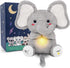 BRICHOEE Breathing Stuffed Animal, Soothing Elephant Stuffed Animal with Moving Ears, Breathing