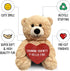 Zamnnn Shawty U Hella Fine - 10" Teddy Bear & Gift Bag, Funny Stuffed Animal Plush Gift for Girlfriend, Boyfriend