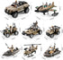 HOSPONY 56-in-1 4-7 6-8 8-12, Army Men Toys for Boys Military Truck/Helicopter/Kayak Boat/Motorcycle/Army Men Action