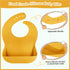 BXLL Set 10 Sets Silicone Baby Feeding Pcs Baby Led Weaning Supplies Suction Bowl Divided Plate Baby Bibs Fruit feeder