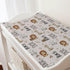 African Jungle Safari Animals Changing Pad Covers, Lion Elephant Giraffe Zebra Design for Baby Boys and Girls 32''x16''