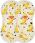 tplaotee 22x11in Cute Cartoon Yellow Bananas Cotton Burp Cloths Baby Soft and Absorbent? Burp Rags for Unisex Newborns