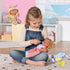 8pcs Baby Doll Clothes Dress - Newborn Accessories Gown Costumes with Schoolbag, Xmas Gift-wrap