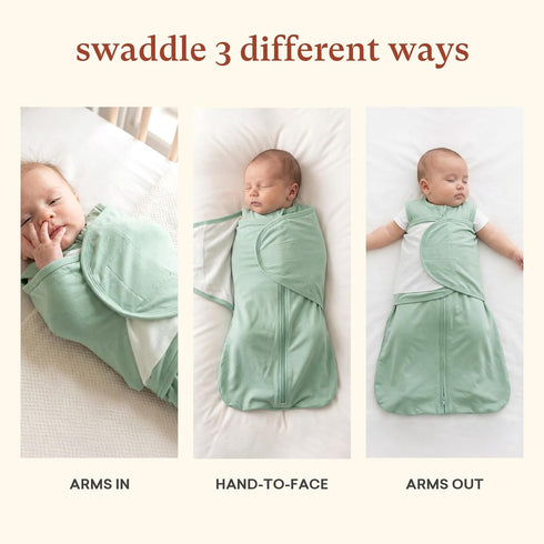 2-Pack 0.5 (03 TOG Newborn Sleep Sack, All-in-One Swaddle Wrap with Silent Velcro for Infants Months)