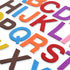 6.5cm Felt Letter Stickers, 52 Pieces Self-Adhesive Foam Alphabet Stickers A-Z, 8 Assorted Colors