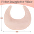 SWESEN Nursing Pillow Cover, Soft Removable Cover for Breastfeeding Pillows, Pillow Slipcover for Baby Boys and Girls