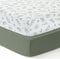 Dreamology Crib Sheets Cotton, 100% Cotton Fitted Crib Sheet, 2 Pack, Standard