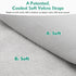 3-in-1 Anti Roll Diaper Changing Pad Mat with Swaddle Strap Portable Waterproof Foldable Travel Station Built