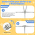 XZESH 5 High Chair Straps Replacement Compatible with Graco Highchairs, Replacement Harness Straps for Most Point High