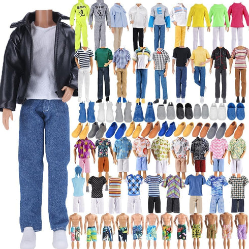 E-TING 10-Item Fantastic Pack = 5 Sets Fashion Casual Wear Clothes Outfit