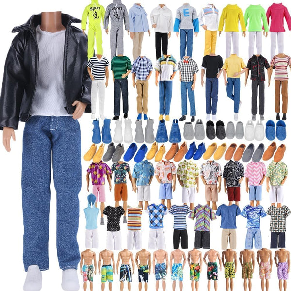 E-TING 10-Item Fantastic Pack = 5 Sets Fashion Casual Wear Clothes Outfit