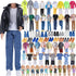 E-TING 10-Item Fantastic Pack = 5 Sets Fashion Casual Wear Clothes Outfit