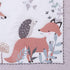 3 Set NoJo Little Love Woodland Meadow Taupe, Sage and White, Fox, Deer, and Hedgehog Piece Nursery Mini Crib Bedding