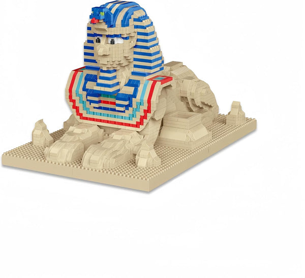 Explore Ancient Egyptian Mysteries with Sphinx Model Building, Micro Mini Bricks Blocks Toys