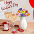 30PCS 6 PARSUP Valentines Day Gifts for Kids, Different Artificial Flower Building Block with Valentines Gift Boxes