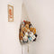 Upgrade Stuffed Animal Storage Organizers, Toy Hammock Corner Hanging Net for Plush Toy Display, Wall-Mounted (Cream)