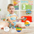 Nicmore 1 2 3 4 18 5-in-1 Playset Carrier Truck Toddler Toys Car: Transport Toy for Year Old Boys Girls Month Kid Gifts