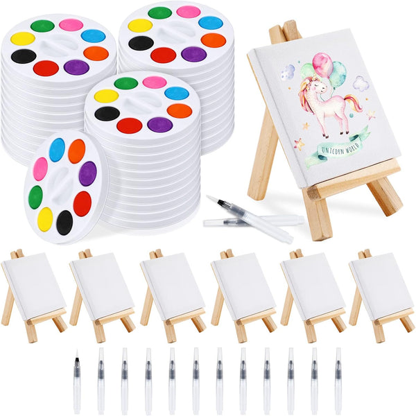 Watercolor Paint Sets 8 Colors Watercolor with 3 x 3 Inch Gift
