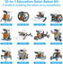 Sillbird STEM 12-in-1 Education Solar Robot Toys for Boys Ages 8-13, DIY Building Science Experiment Kit Birthday Gifts for Kids 8 9 10 11 12 13 Years Old, Solar Powered by The Sun