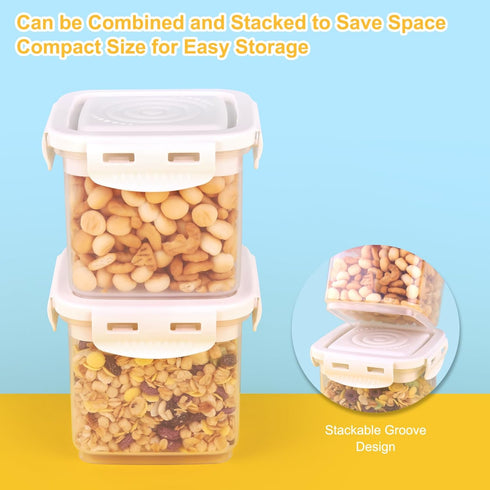 Accmor Formula Dispenser On The Go, Formula Container to Go, Portable Milk Powder Kids Snack Container with Scoop