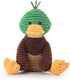 Apricot Lamb Corduroy Mallard Duck Stuffed Animals for Kids, Soft Cute Plush