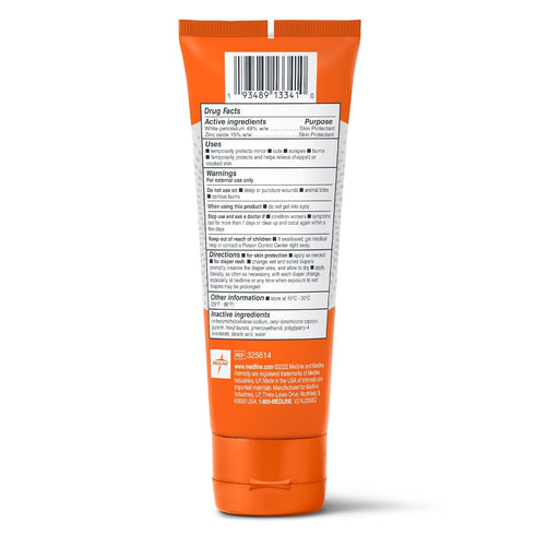 (4 oz), Medline Remedy Specialized Extra Thick Zinc Skin Paste Unscented, Micronized Zinc Oxide, Incontinence Cream
