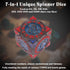 7-in-1 Set 3D Set DND Spinner Dice - Metal Dice with Relief Dragon Design | Unique Spinner Design for Dungeons