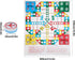 Flight Chess, Portable Aeroplane Chess Game Set with Oval Box, Leisure Sports Supplies