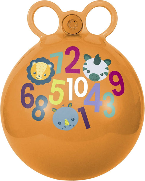 Hedstrom Sensory Learning Musical Hopper, 15-inch, Orange with Numbers