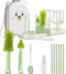Travel Baby Bottle Cleaner Kit with Storage Case 6-in-1 Compact Bottle Brush