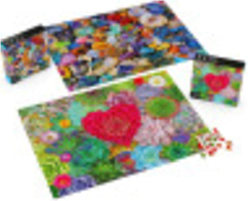 2-Pack 1000-Piece Jigsaw Puzzles - Succulents & Rocks and Minerals for Adults and Kids Ages 8+