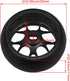4pcs 25x11MM RC 1:28 Drift Tires, Black Mesh Wheel Hub Replacement for WL 1/28 K969 K989 P929 Upgrade Parts